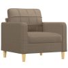 Fauteuil 60 cm stof taupe